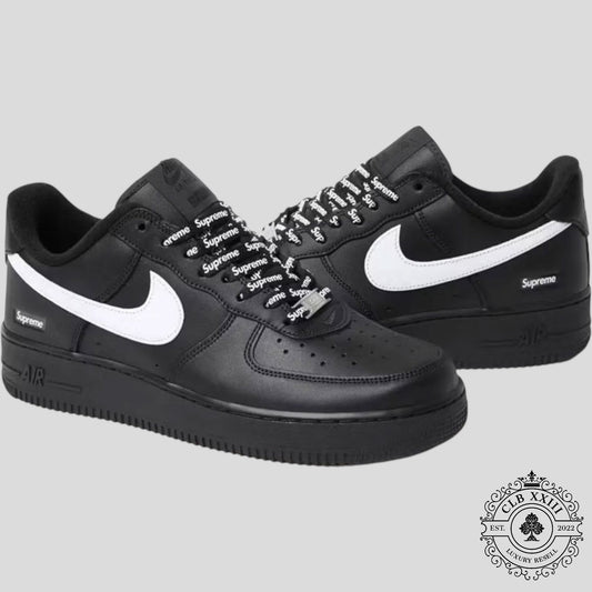 Nike Air Force 1 Low Supreme Black White