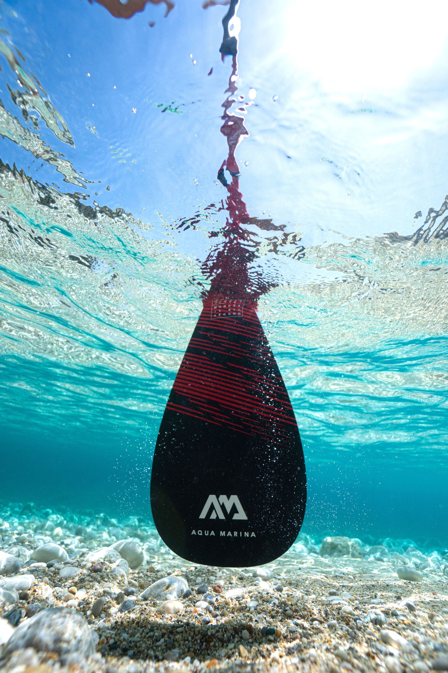 Aqua Marina Carbon Pro Fiberglass SUP Paddle (3-Section)