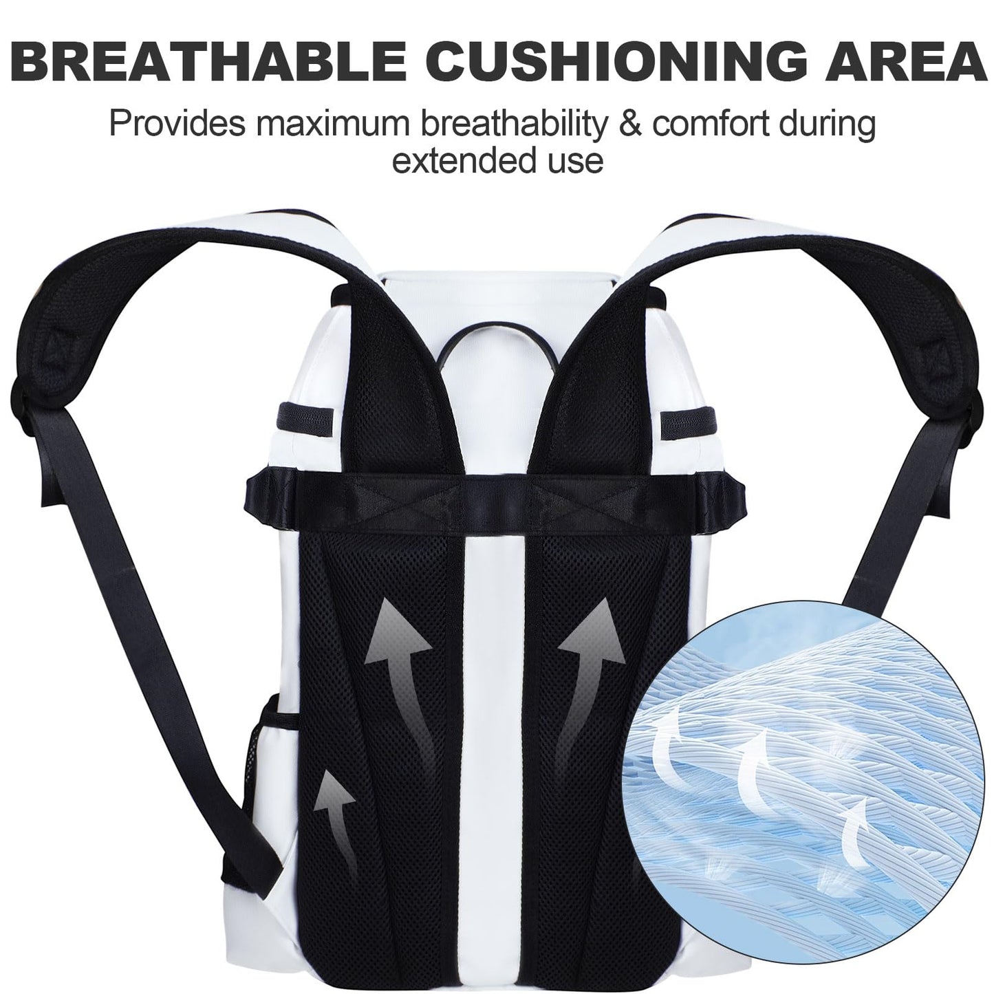 BAVGRED Cooler Backpack Insulated Leak Proof 30 Cans for Men Women,Waterproof Soft Cooler Bag，Lightweight Ice Chest Lunch Backpack for Beach Camping Picnic Travel Worksite Fishing
