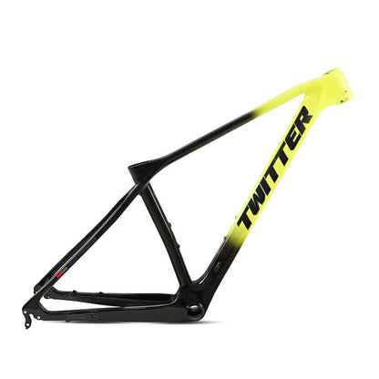 TWITTER PREDATOR Pro Carbon MTB Frame – T900 Mix, 29"/27.5", XC Racing,  Thru axle  +Lever