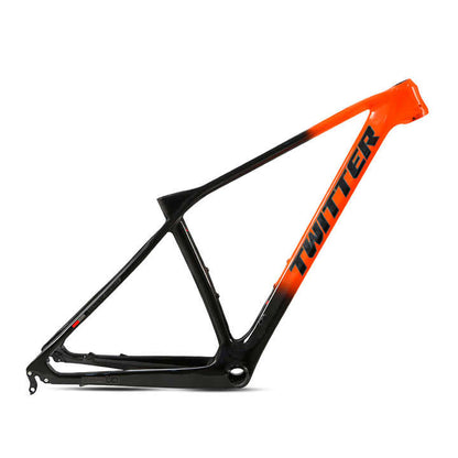 TWITTER PREDATOR Pro Carbon MTB Frame – T900 Mix, 29"/27.5", XC Racing,  Thru axle  +Lever