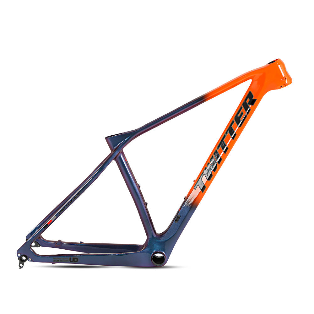 TWITTER PREDATOR Pro Carbon MTB Frame – T900 Mix, 29"/27.5", XC Racing,  Thru axle  +Lever