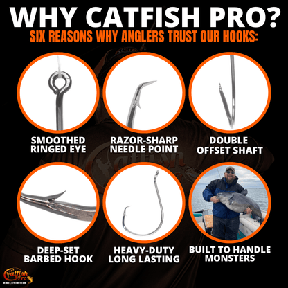 Double Offset Circle Hooks 8/0 - Value Pack