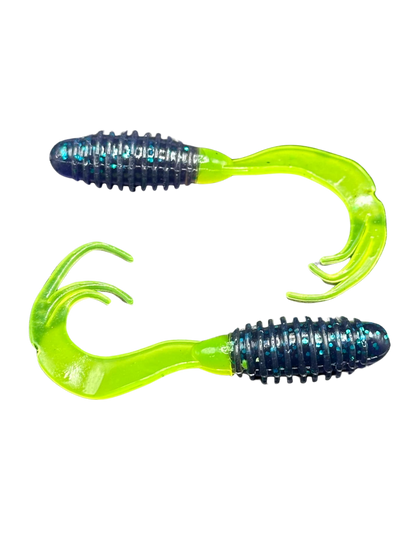 2" ATX Ribbed Triple Curl Tail