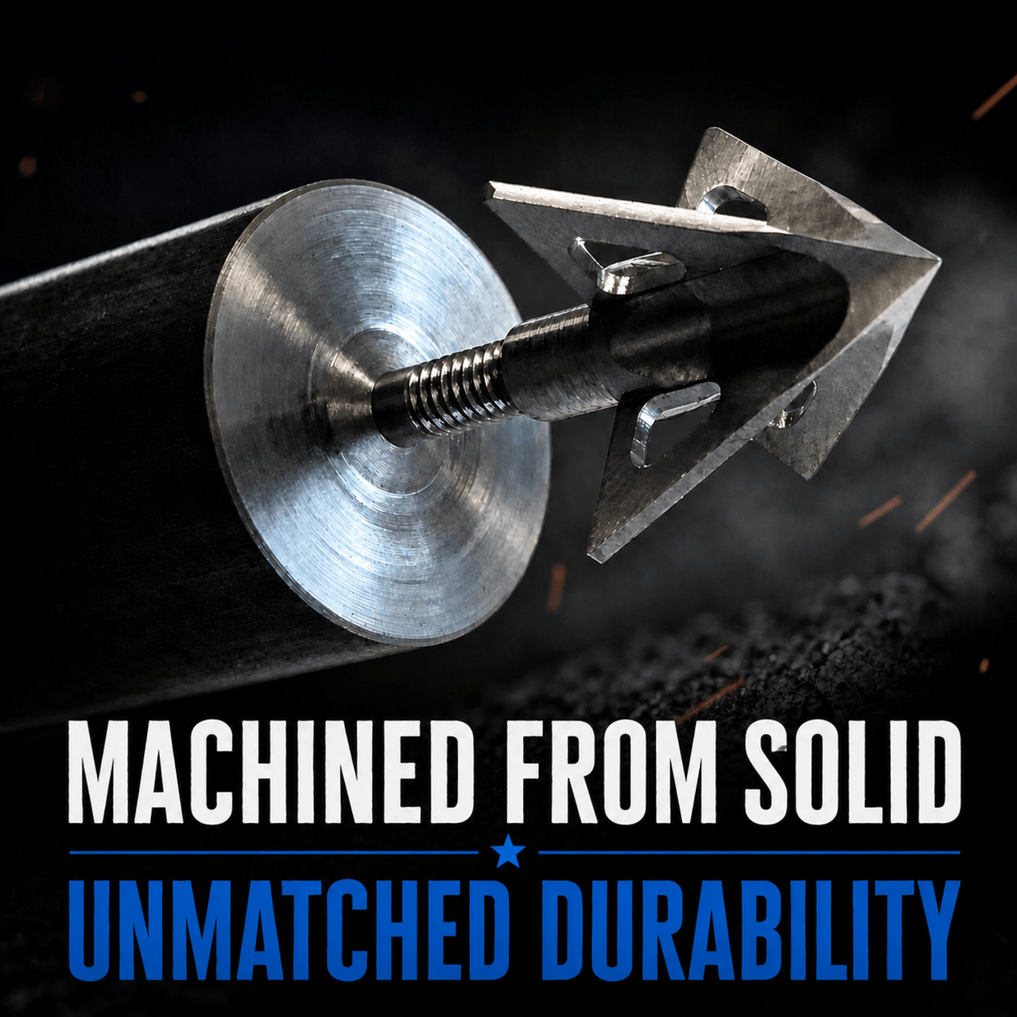 TOTA | 100 grain broadhead | 1-inch vented | fixed blade